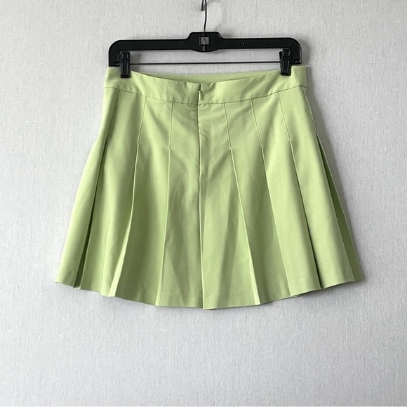 SUNDAY Best Olive Micro Pleated Skirt - Picture 3 of 6